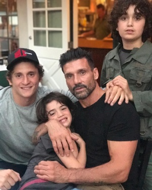 Frank Grillo with his sons (Source: Instagram - posted Nov 2020)